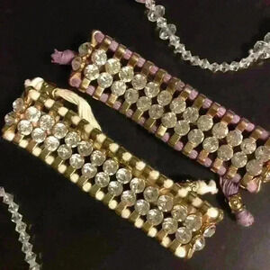 🎉 TWO Rhinestone Adjustable Bracelets🔥